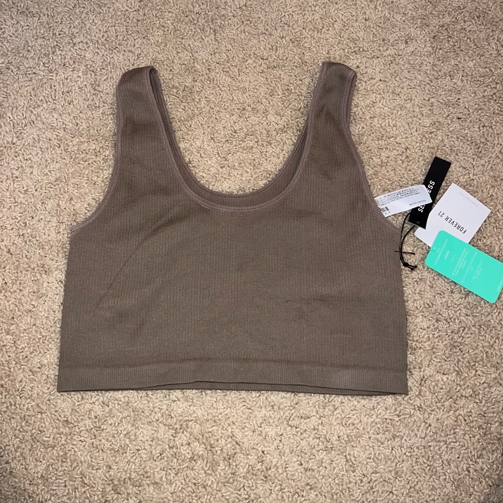 forever 21 olive green top